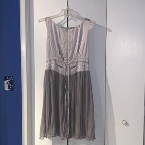 Silk midi dress
